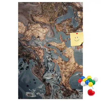 Tablica korkowa z nadrukiem Artystyczny marmur