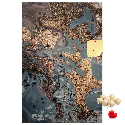 Tablica korkowa z nadrukiem Artystyczny marmur