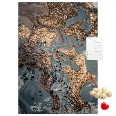Tablica korkowa z nadrukiem Artystyczny marmur