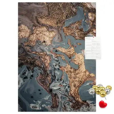 Tablica korkowa z nadrukiem Artystyczny marmur