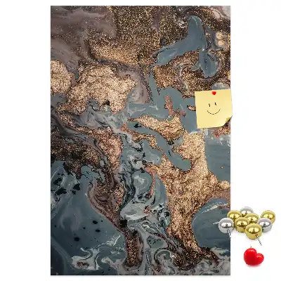 Tablica korkowa z nadrukiem Artystyczny marmur