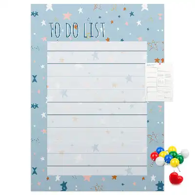 Tablica korkowa z nadrukiem Lista zadań (To-do)
