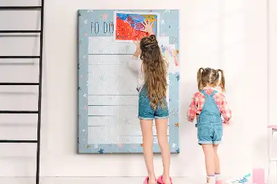 Tablica korkowa z nadrukiem Lista zadań (To-do)