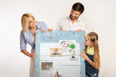 Tablica korkowa z nadrukiem Lista zadań (To-do)