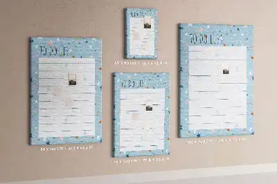 Tablica korkowa z nadrukiem Lista zadań (To-do)