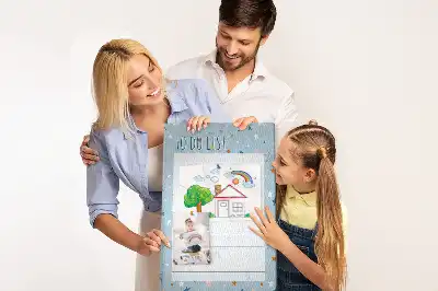 Tablica korkowa z nadrukiem Lista zadań (To-do)