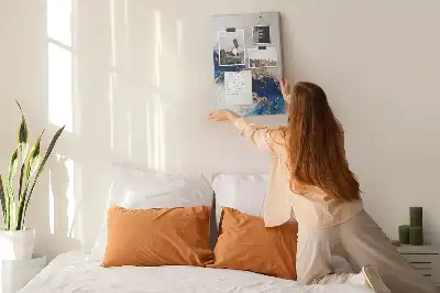 Tablica korkowa Abstrakcja w marmurze