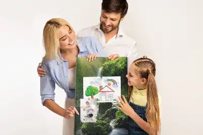 Tablica korkowa Skalny wodospad