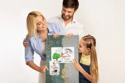 Tablica korkowa z ozdobnym wzorem