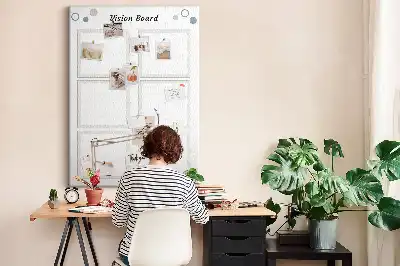 Tablica korkowa do inspiracji