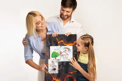 Tablica korkowa Lawa z wulkanu