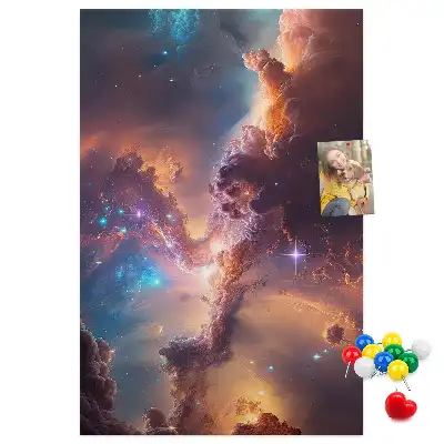Tablica korkowa Kosmiczna galaktyka