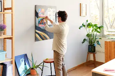Tablica korkowa Abstrakcyjne góry
