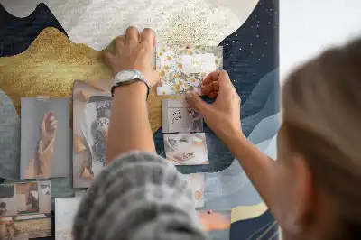 Tablica korkowa Abstrakcyjne góry