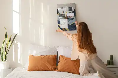Tablica korkowa Abstrakcyjne góry