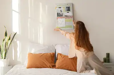 Tablica korkowa planer jadłospisu