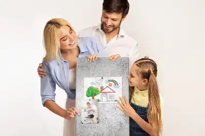 Tablica korkowa ze wzorem ściany z betonu
