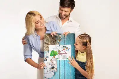 Kolorowa tablica korkowa Letni kapelusz i klapki