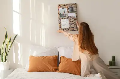 Kolorowa tablica korkowa motyw winiarskie korki
