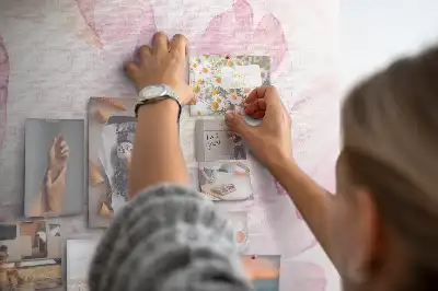 Kolorowa tablica korkowa Kwieciste płatki