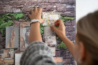 Ozdobna tablica korkowa Mapa świata na ścianę