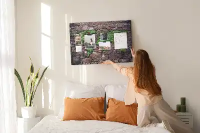 Ozdobna tablica korkowa Mapa świata na ścianę