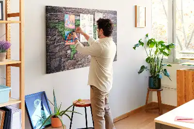 Ozdobna tablica korkowa Mapa świata na ścianę