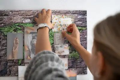 Ozdobna tablica korkowa Mapa świata na ścianę