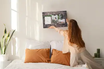Ozdobna tablica korkowa Mapa świata na ścianę