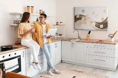 Tablica korkowa Abstrakcja linia
