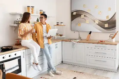 Tablica korkowa Abstrakcja linia