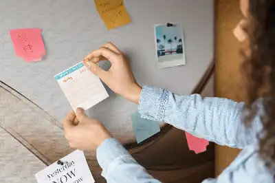 Tablica korkowa Abstrakcja linia