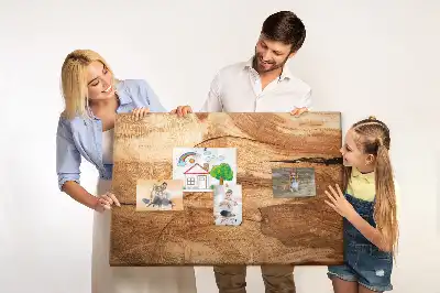 Tablica korkowa z fakturą drewna