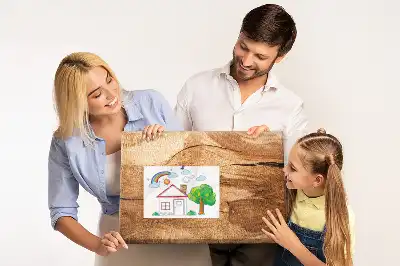 Tablica korkowa z fakturą drewna