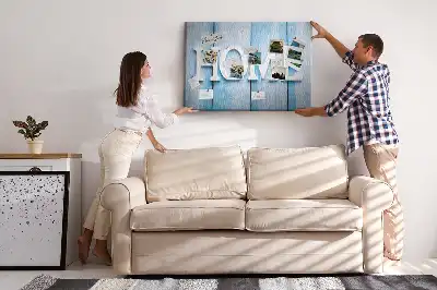 Ozdobna tablica korkowa z napisem Home