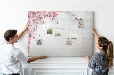 Tablica korkowa Budząca się przyroda flora