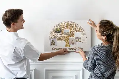 Ozdobna tablica korkowa Stare rodzinne drzewo