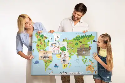 Korkowa mapa świata Kultury