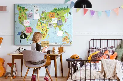 Korkowa mapa świata Kultury