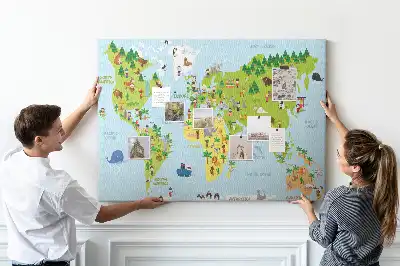 Korkowa mapa świata Kultury