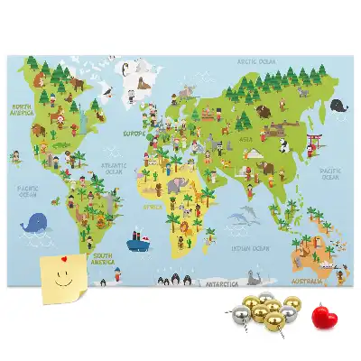 Korkowa mapa świata Kultury