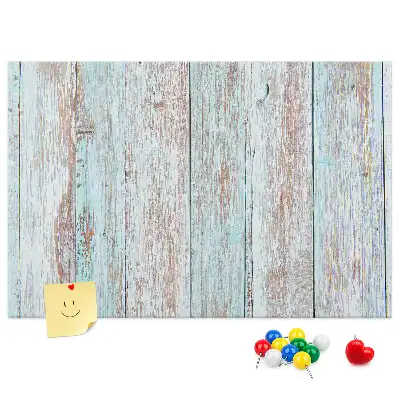 Tablica korkowa dla dzieci w motywie pastelowego drewna