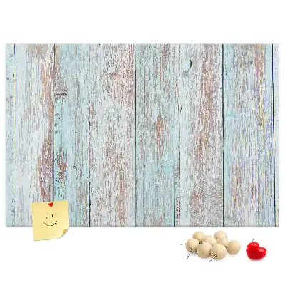 Tablica korkowa dla dzieci w motywie pastelowego drewna