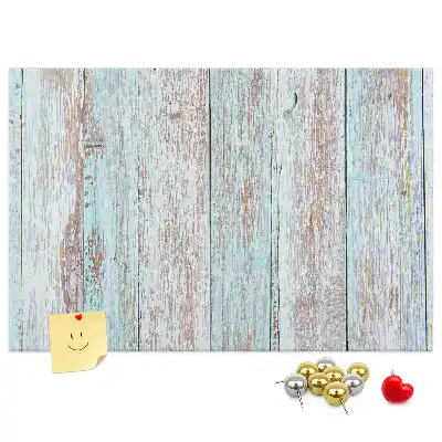 Tablica korkowa dla dzieci w motywie pastelowego drewna