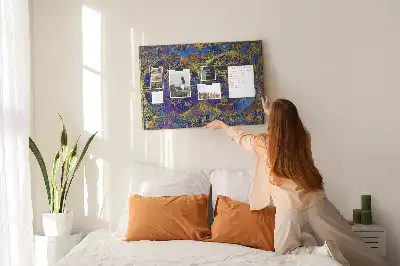 Tablica korkowa dla dzieci z mapą świata