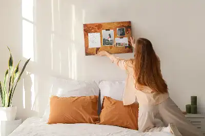 Duża tablica korkowa mapa świata