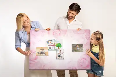Tablica korkowa Róże abstrakcja