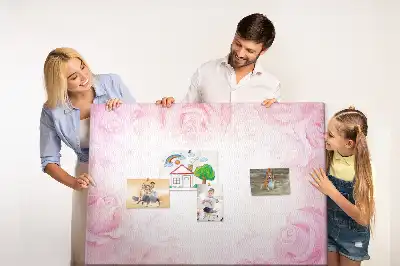 Tablica korkowa Róże abstrakcja