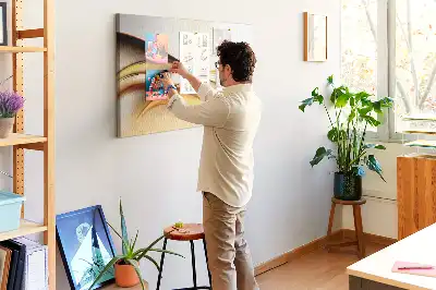 Tablica korkowa dla dzieci Abstrakcja fala