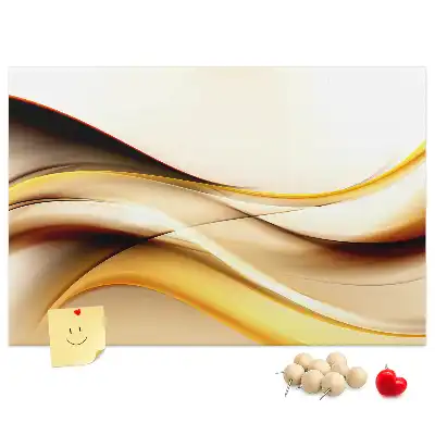 Tablica korkowa dla dzieci Abstrakcja fala